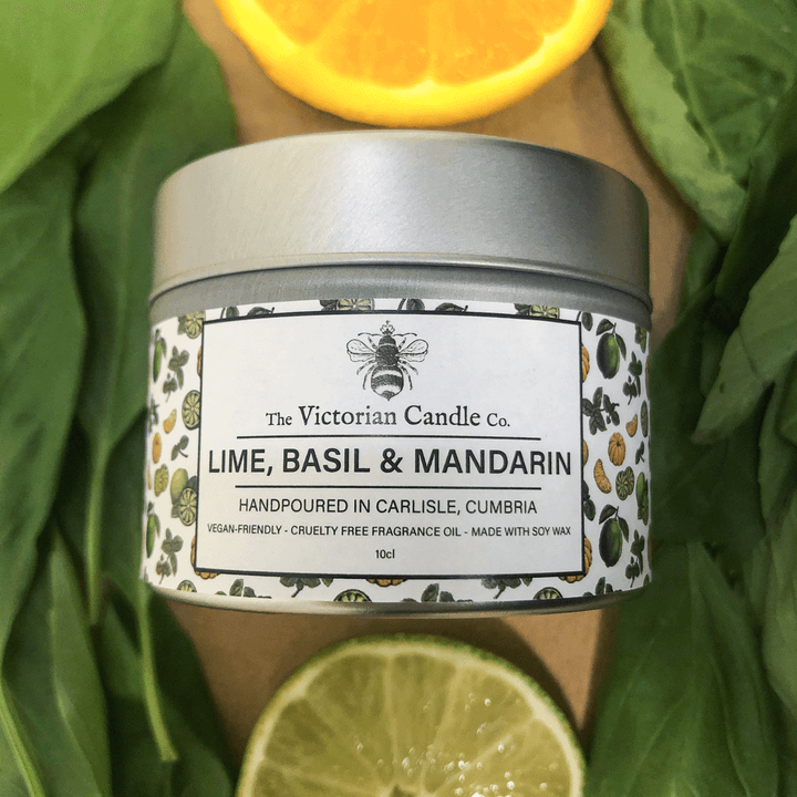 The Victorian Candle Co. "LIME BASIL & MANDARIN"