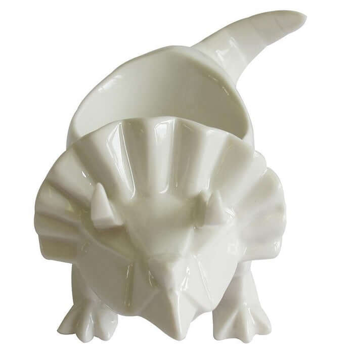 Origami White Dinosaur Egg Cup