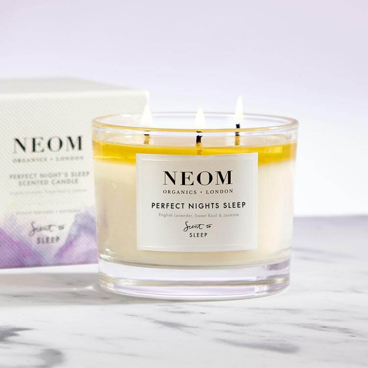 Neom 'Sleep' Scented 3 wick large Candle