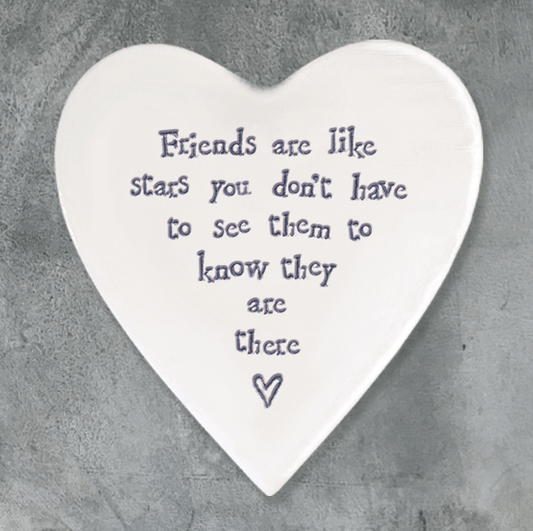 East of India Coaster 'Friends are like Stars'