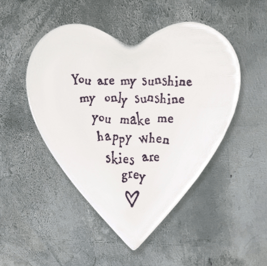 East of India Coaster 'you are my sunshine'