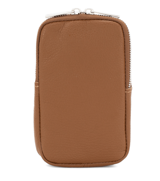 Leather Phone Pouch Crossbody Bag