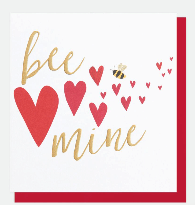 Caroline Gardner 'Bee Mine' Valentine's Card