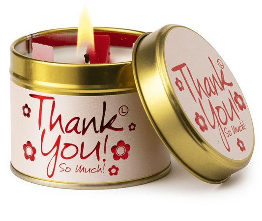 Lily Flame 'Thank You' Candle in a tin