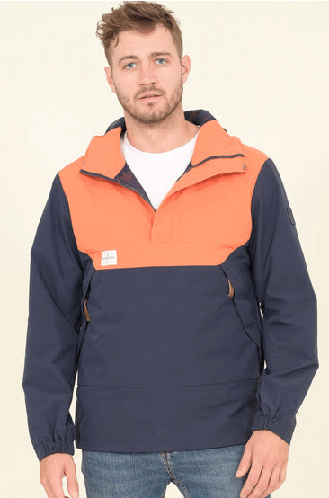 Mens Two Colour Pullover Jacket