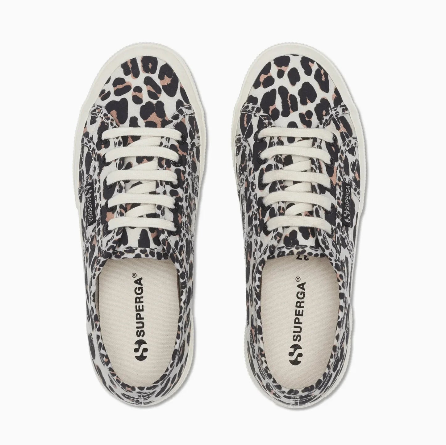 Superga Trainers 2750 Light Leopard Print