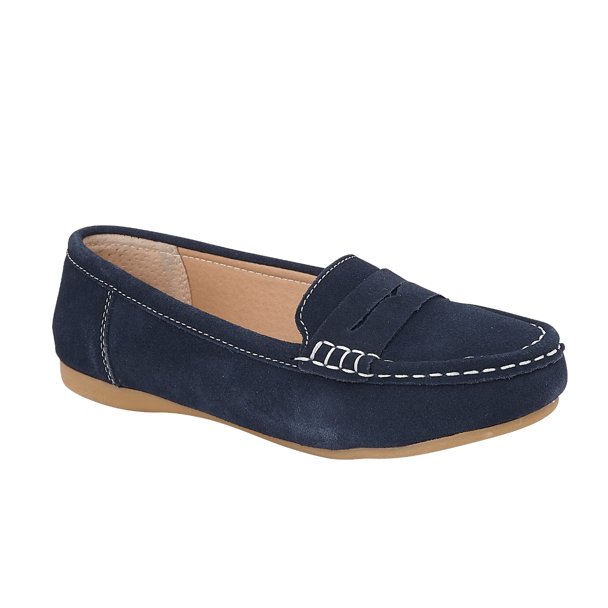 Monaco Real Suede Loafer - Navy
