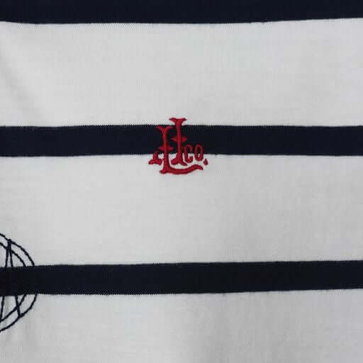 Lazy Jacks Striped Rugby Shirt - White