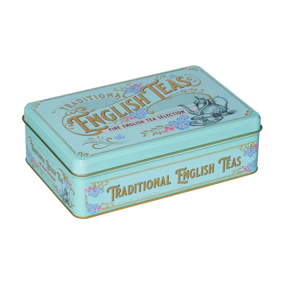 Vintage Victorian Tea Selection Gift Tin with 72 Teabag Selection